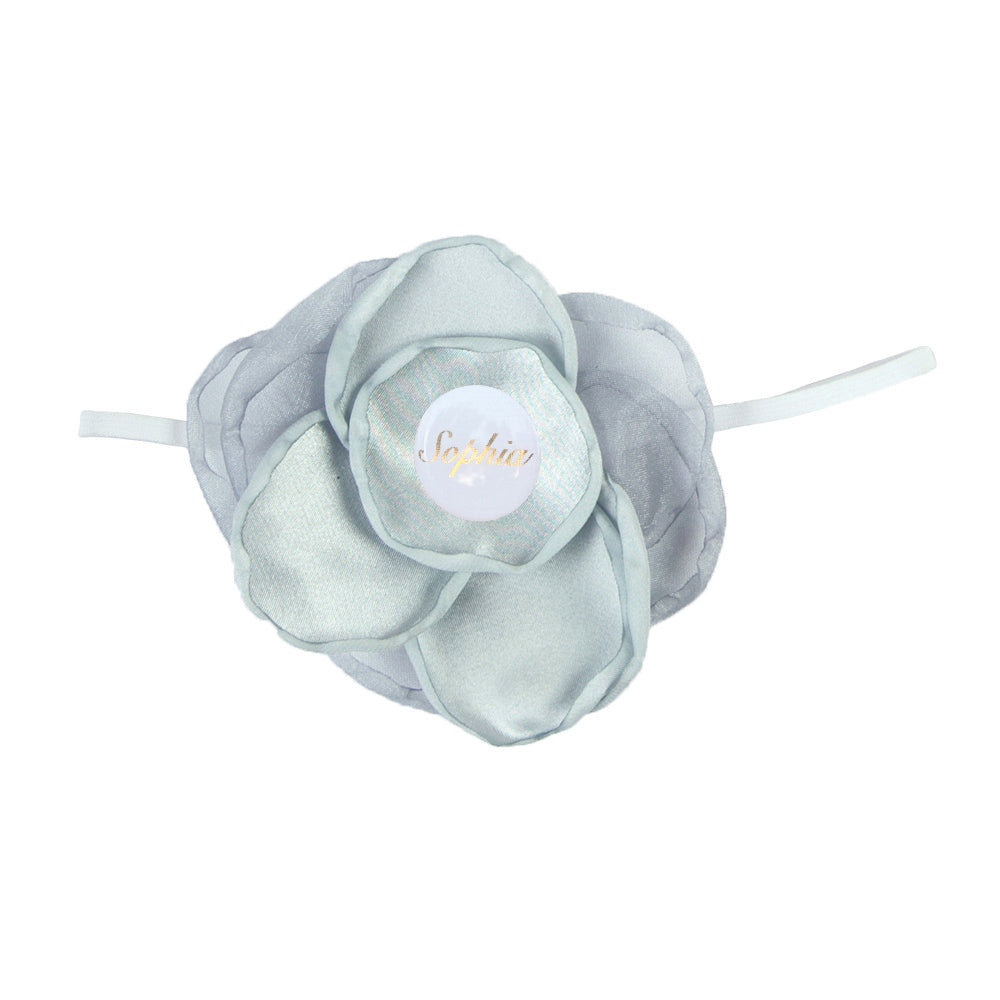 Personalised Girls Headband (Name) - Silver