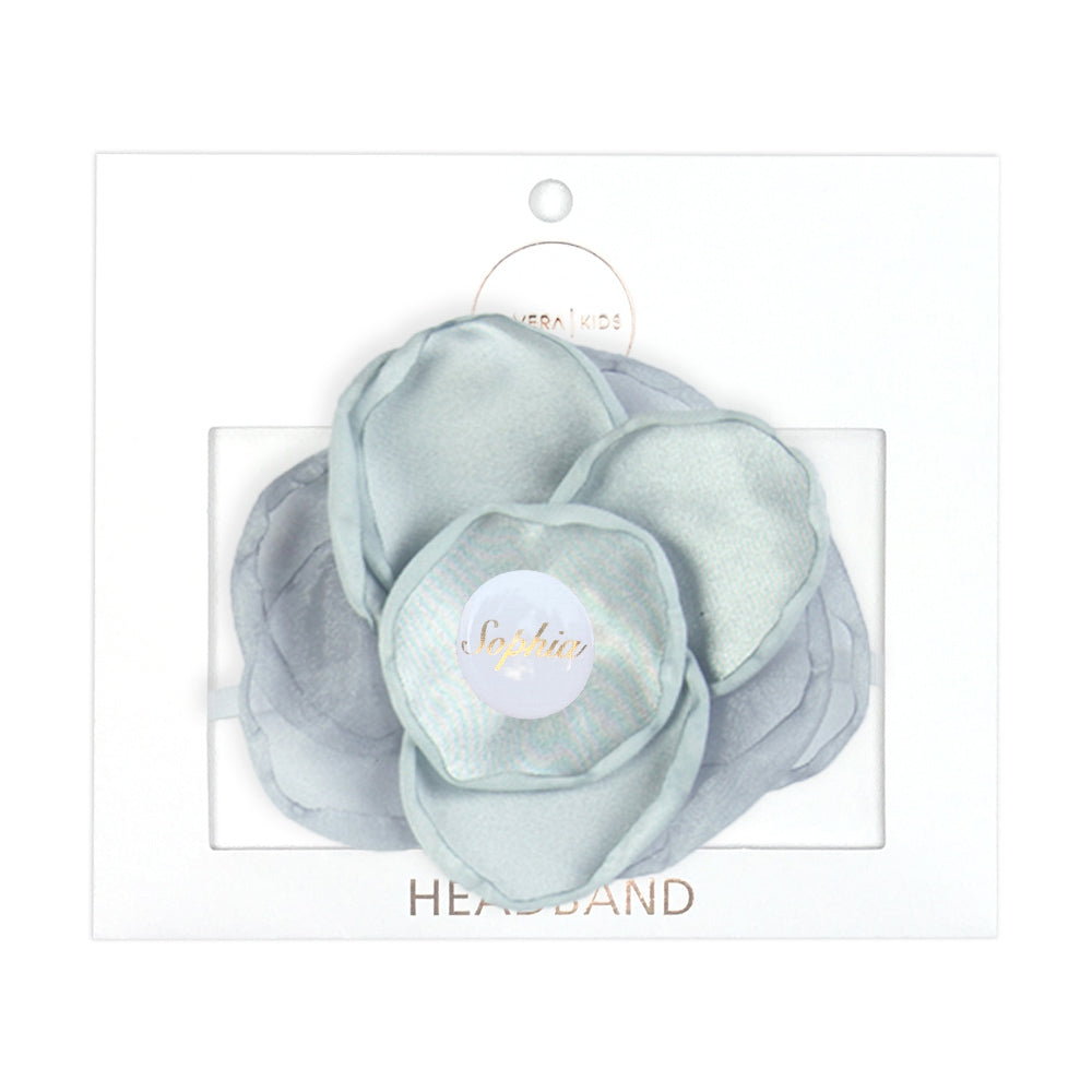 Personalised Girls Headband (Name) - Silver