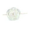 Personalised Ivory Headband for Girls with Initial
