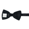 FATHER + SON MATCHING BOW TIES | BLACK SATIN