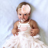 SOLD OUT - Personalised Girls Headband (Name) - Apricot