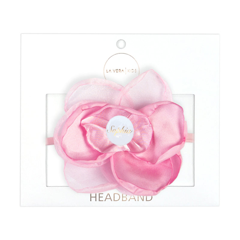 Personalised Girls Headband (Name) - Pink